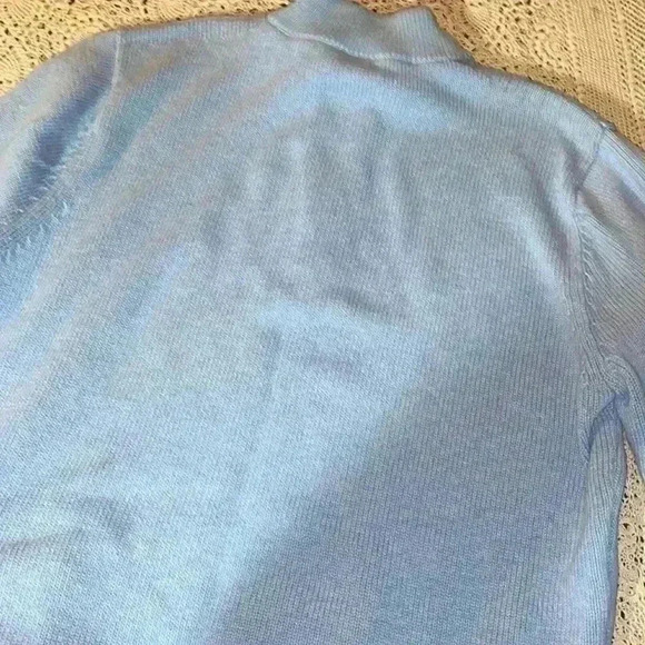 J McLaughlin combed cotton quarter zip sweater - Picture 7 of 8